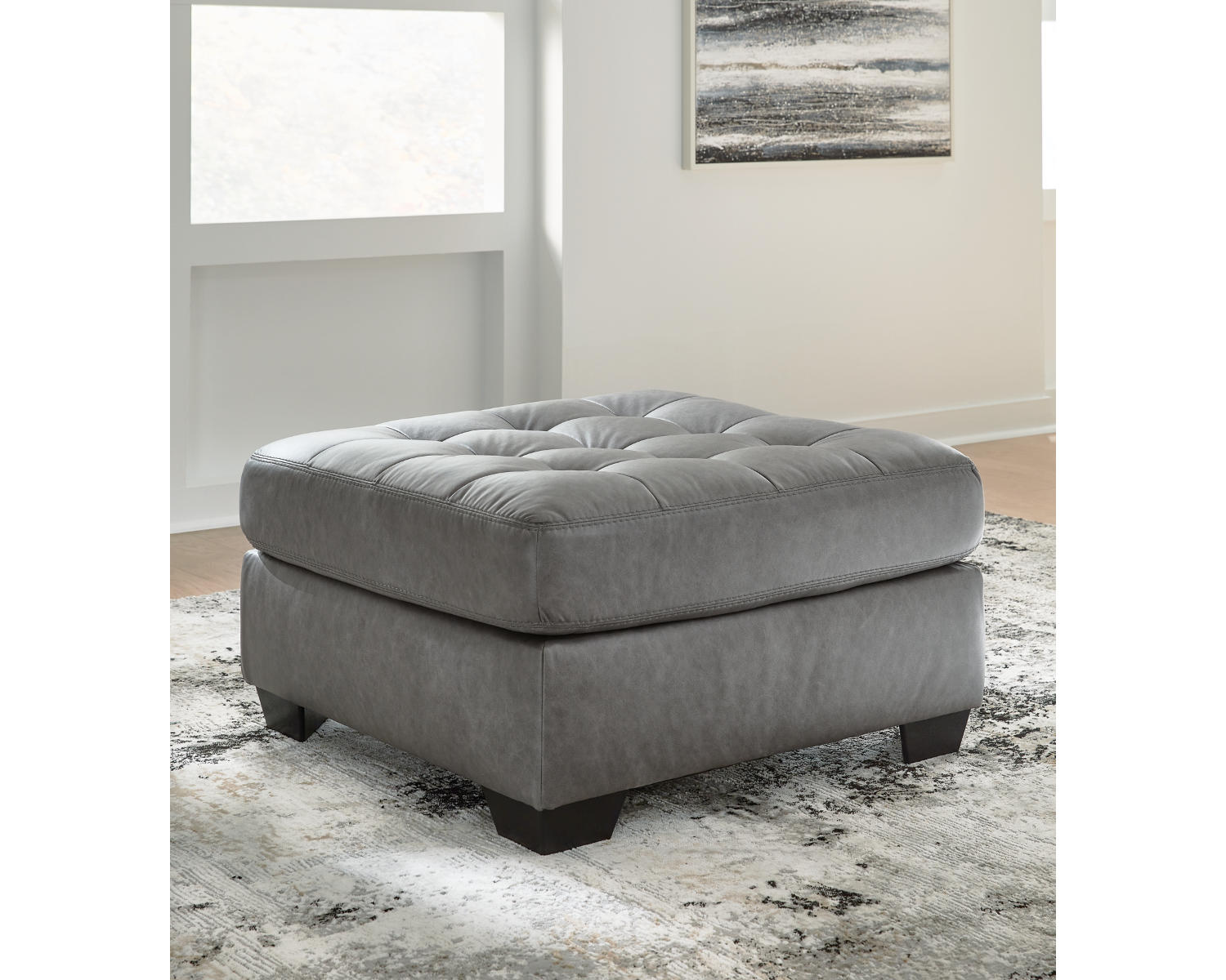 Clairette Court Oversized Accent Ottoman
