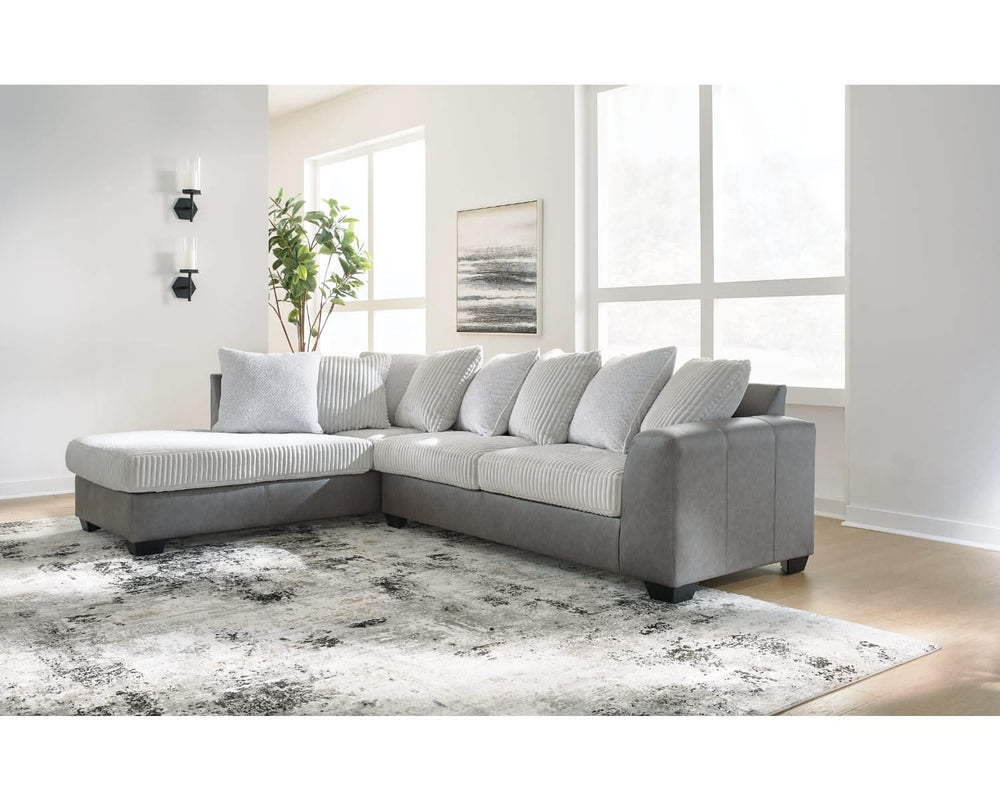 Seccional de 2 piezas Clairette Court con chaise longue