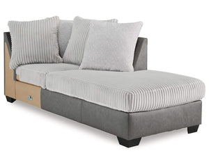 Chaise longue esquinera con brazo derecho Clairette Court