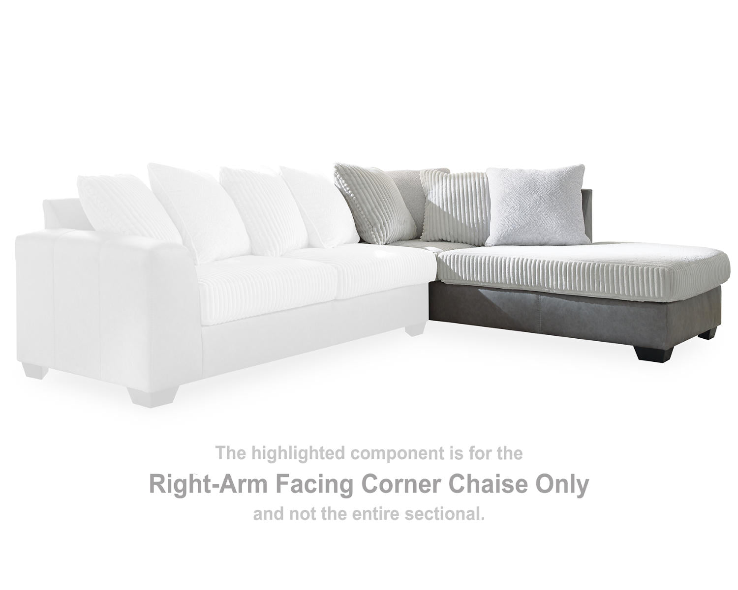 Clairette Court Right-Arm Facing Corner Chaise