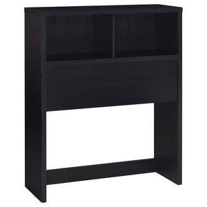 Cabecera de librería doble Westpark de 49 pulgadas, color negro