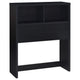 Cabecera de librería doble Westpark de 49 pulgadas, color negro