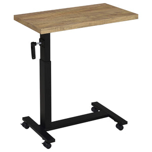 Mesa C móvil para dormitorio con altura ajustable de Westpark, mango