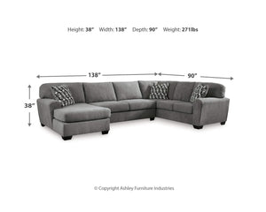 Birkdale Court 3-Piece Sectional with Chaise