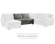Birkdale Court Armless Loveseat