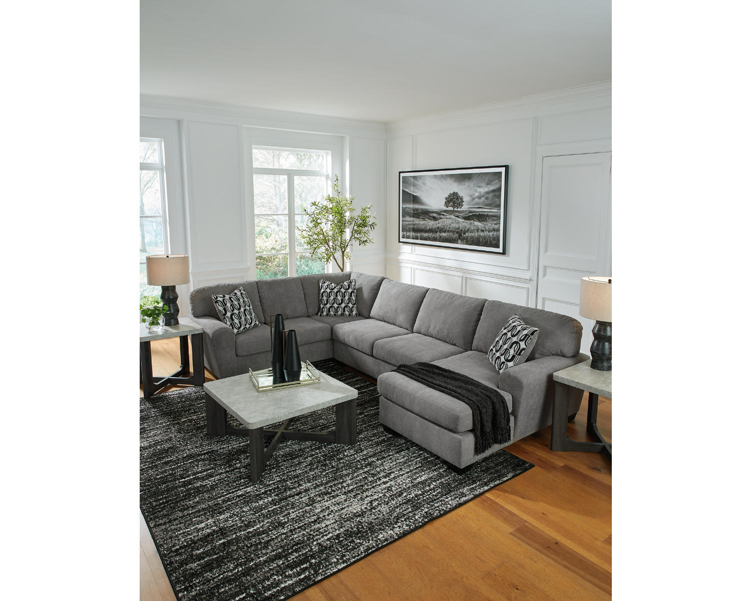 Birkdale Court 3-Piece Sectional with Chaise