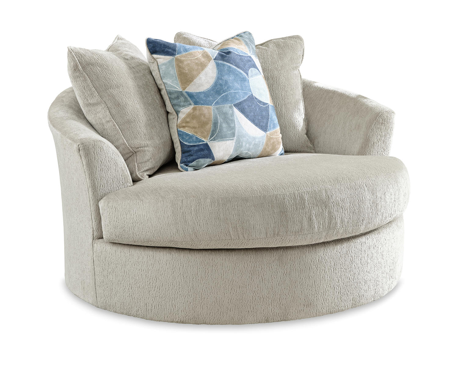 Maxon Place Oversized Swivel Accent Chair