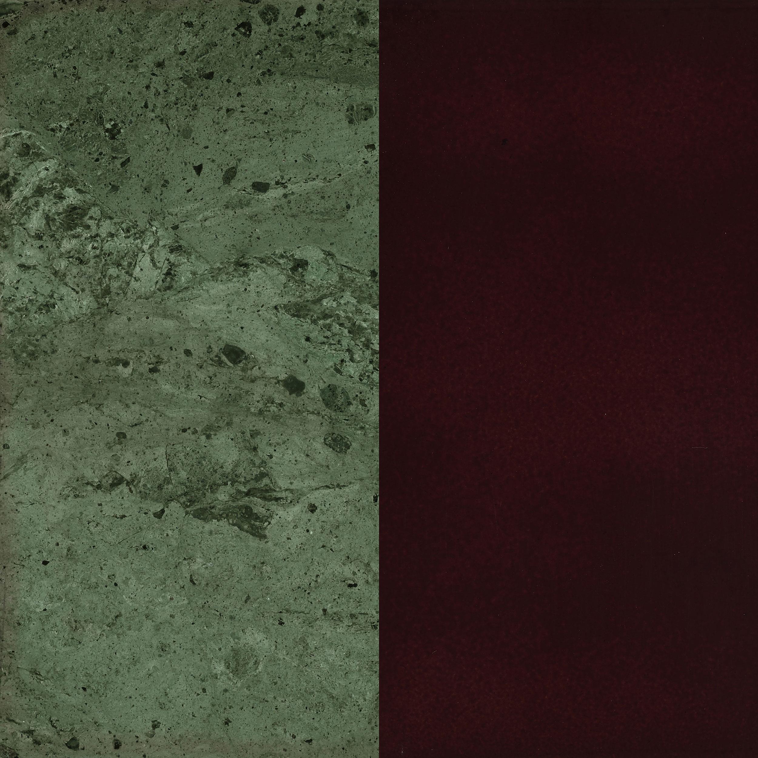 Edite Round Marble Top Plant Stand Merlot