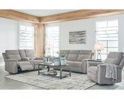 Barnsana Power Reclining Sofa, Loveseat and Recliner