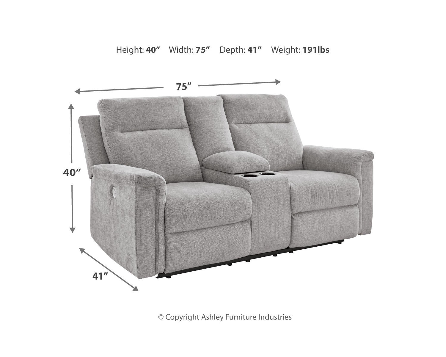 Barnsana Power Reclining Sofa, Loveseat and Recliner