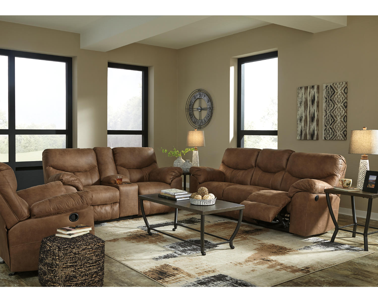 Boxberg Reclining Sofa, Loveseat and Recliner