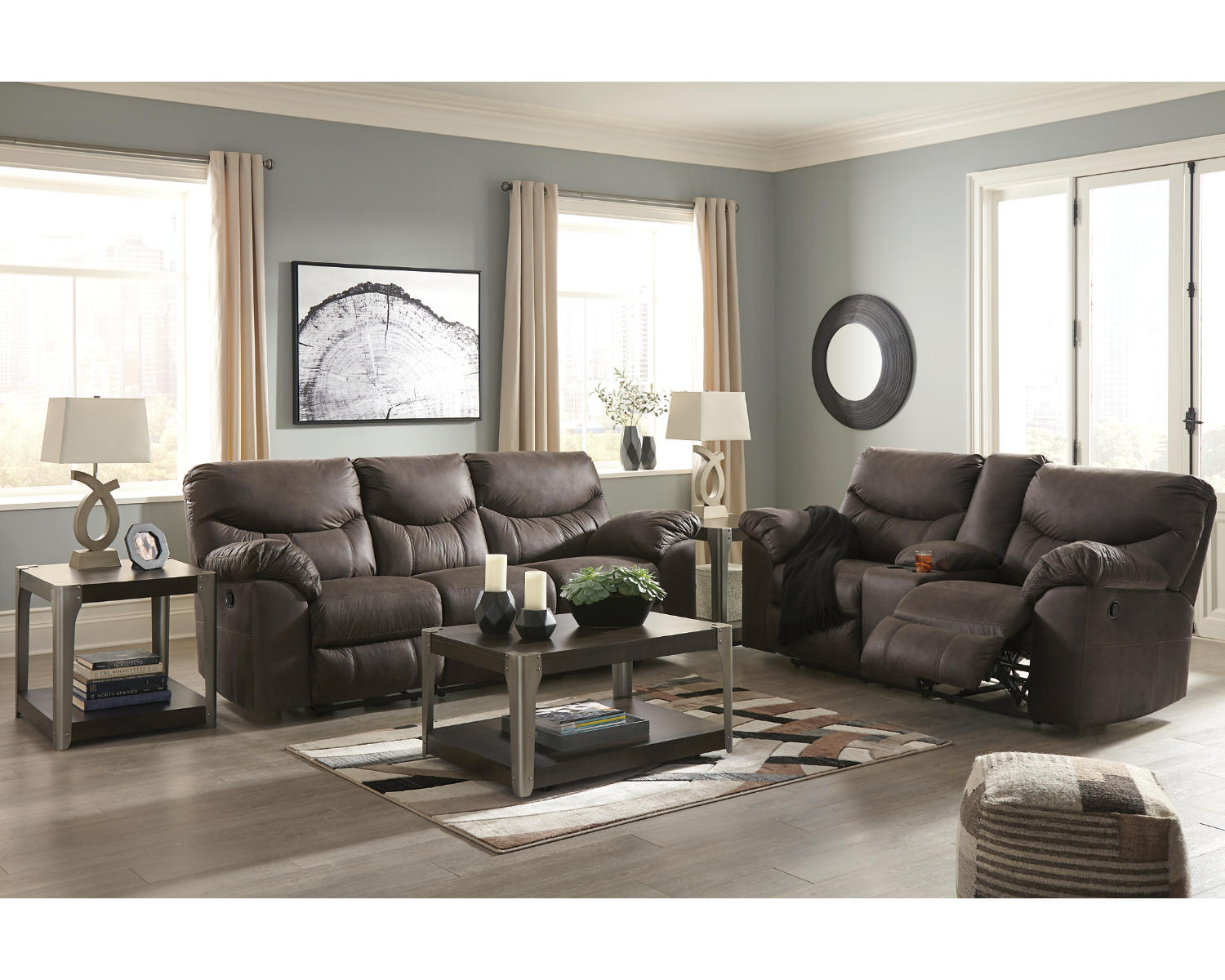 Boxberg Power Reclining Loveseat with Console