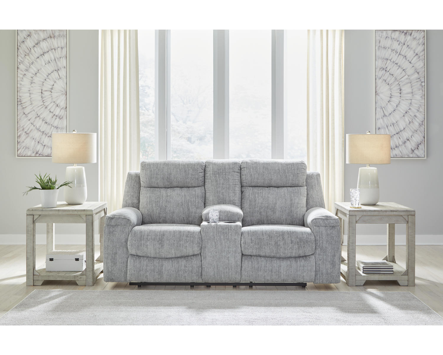 Buntington Reclining Loveseat with Console