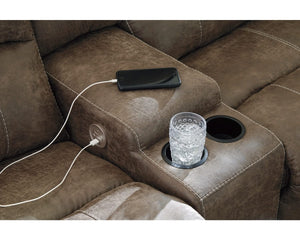 Seccional reclinable eléctrico de 4 piezas Segburg