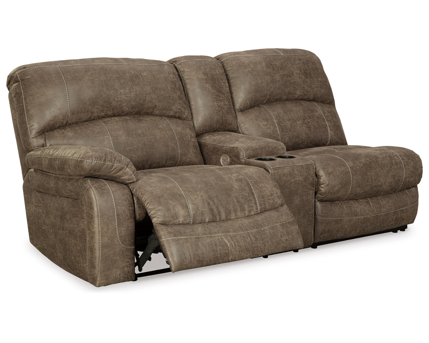 Segburg Left-Arm Facing Power Reclining Sofa with Console