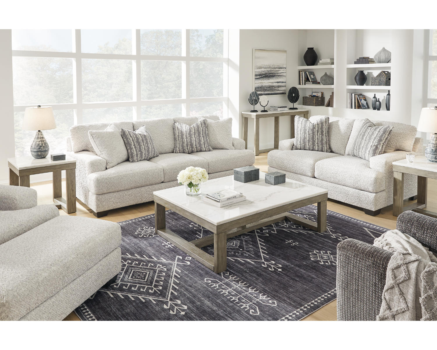 Loyaska Coffee Table, End and Sofa Table