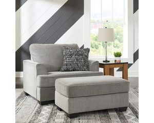 Deakin Oversized Chair and Ottoman