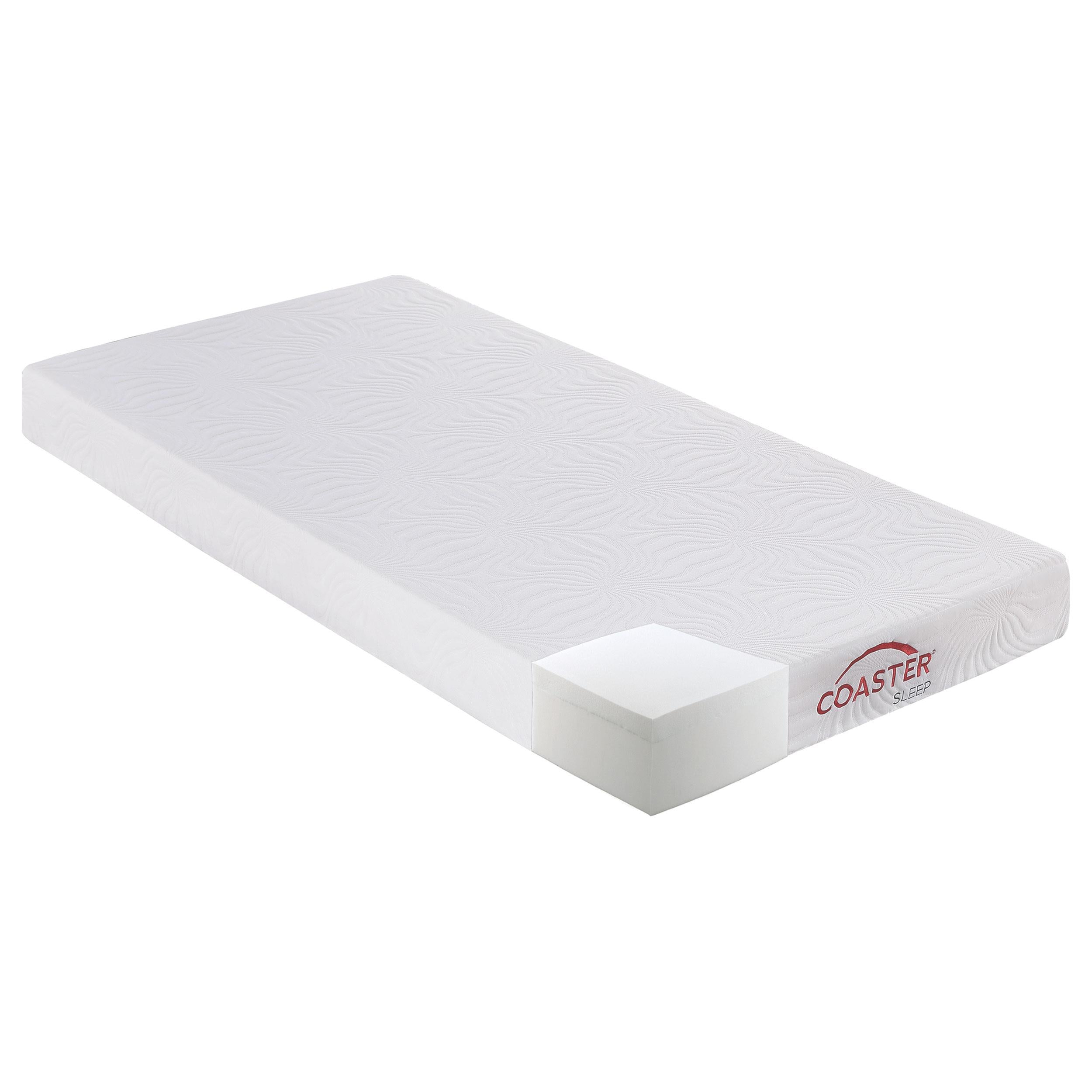 Joseph 6" Twin Long Memory Foam Mattress White