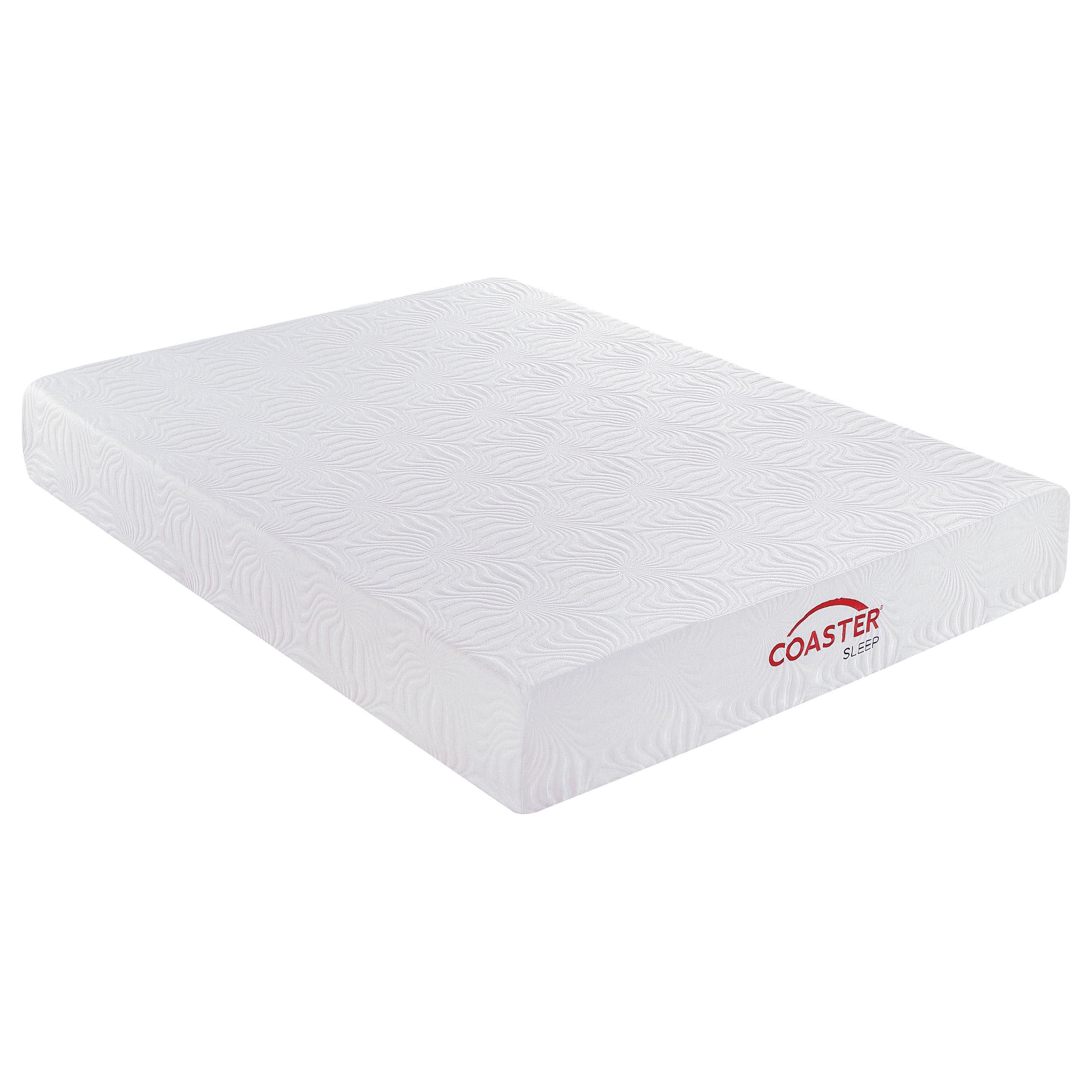 Key 10-inch Full Memory Foam Mattress White