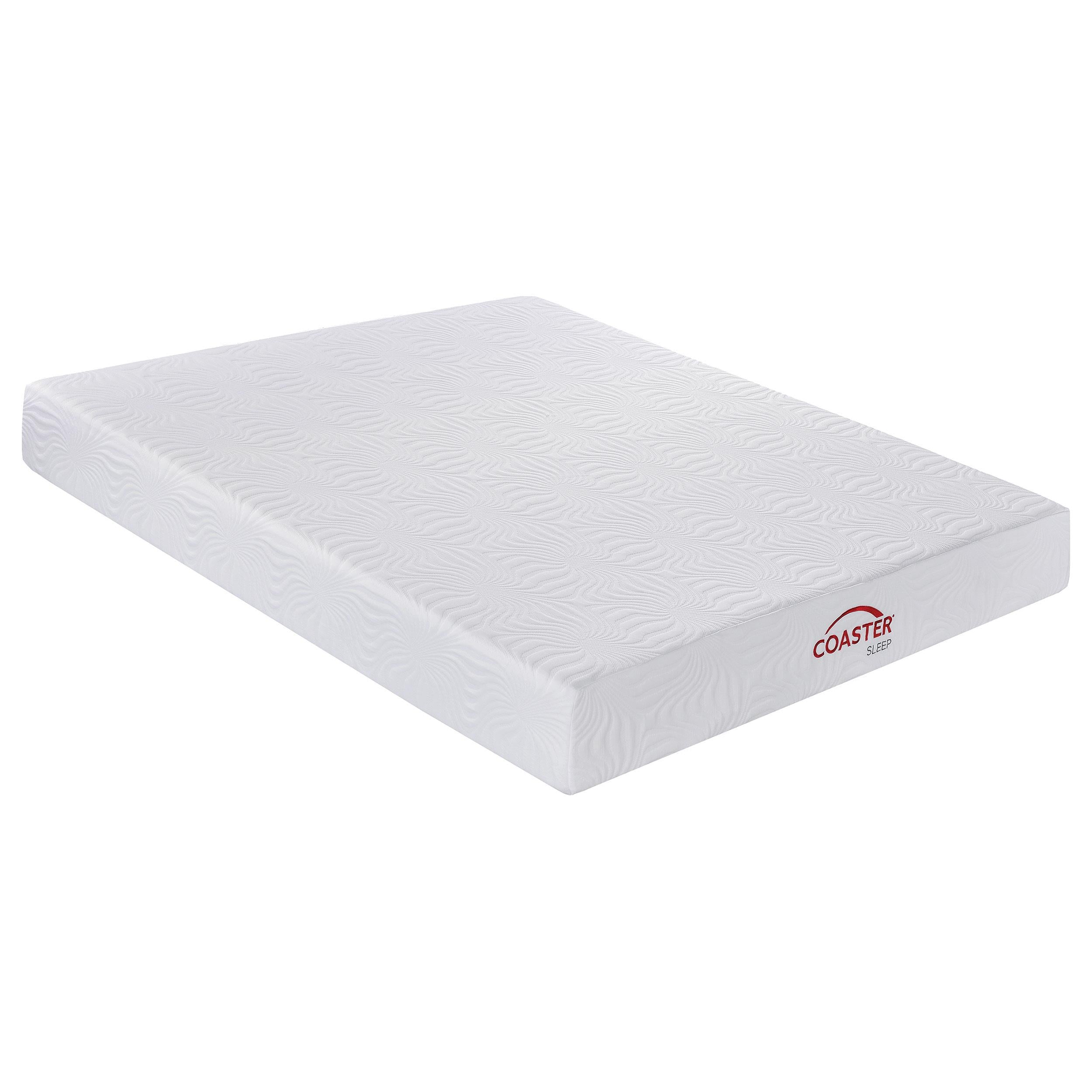 Key 10-inch California King Memory Foam Mattress White