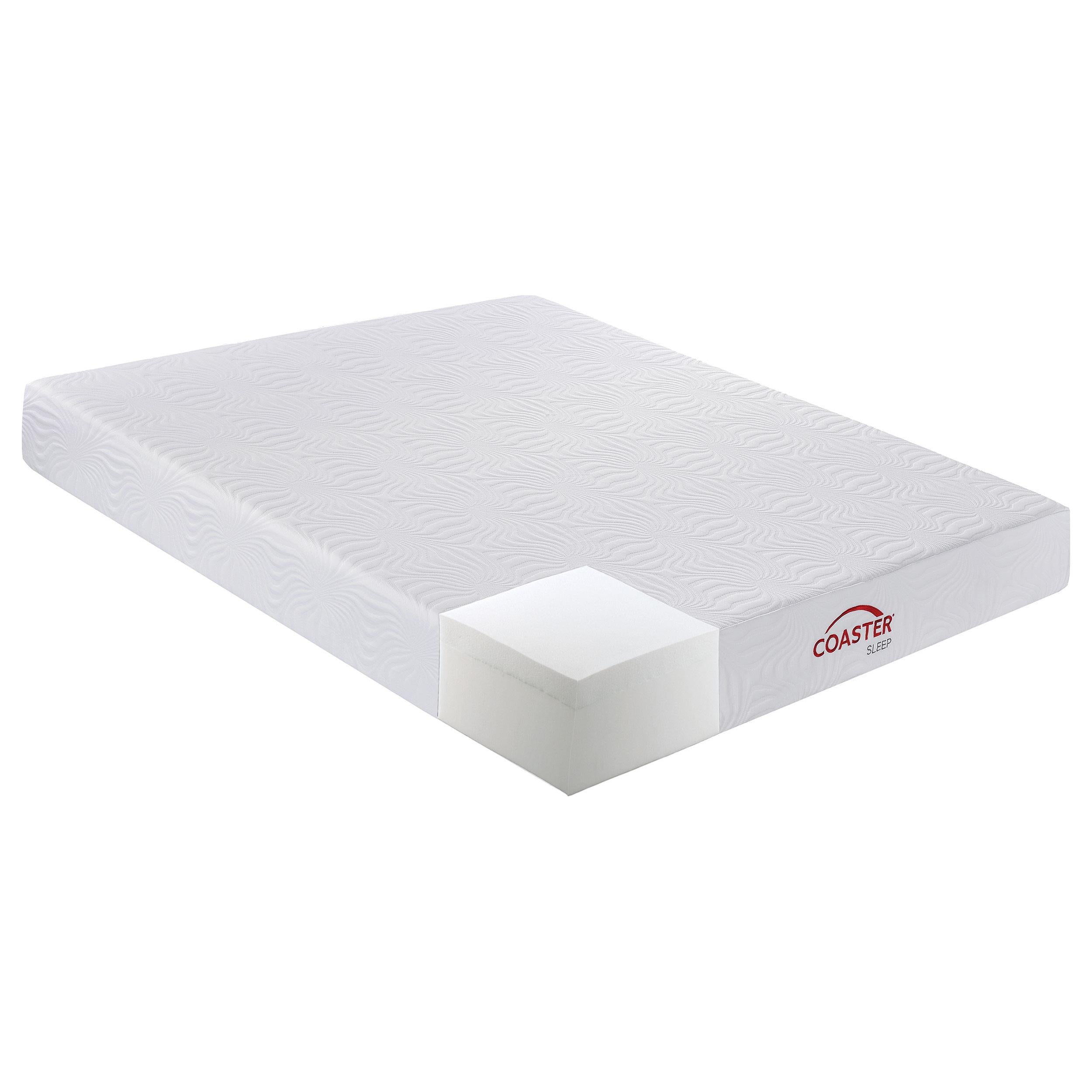 Ian 12" California King Memory Foam Mattress White