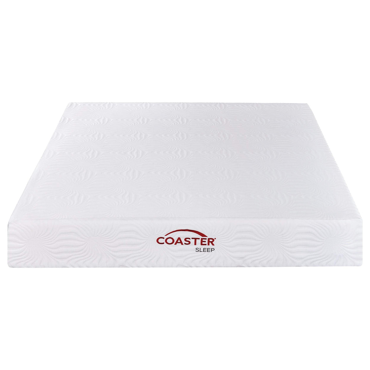 Colchón Ian de espuma viscoelástica California King de 12 pulgadas, color blanco