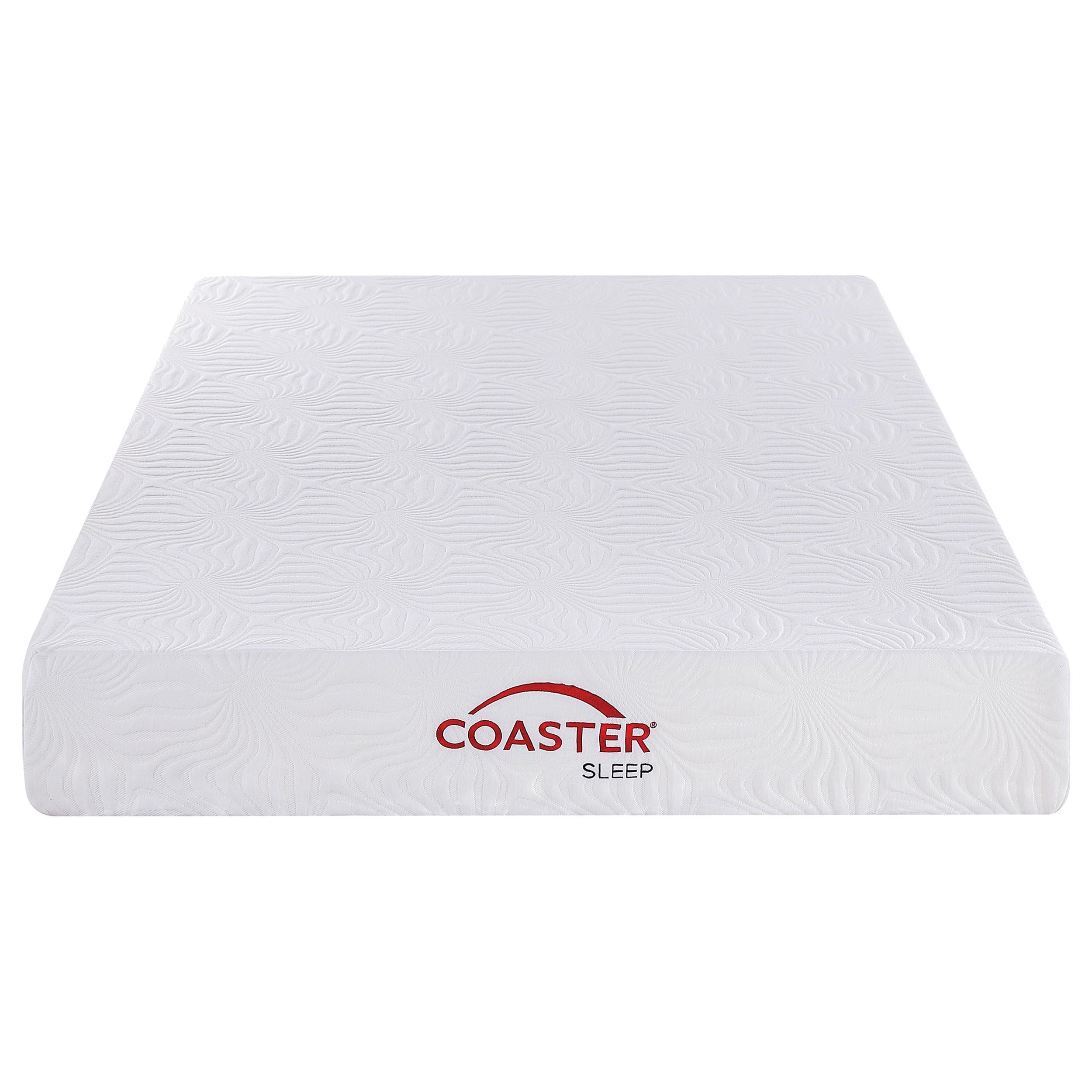 Ian 12" Queen Memory Foam Mattress White