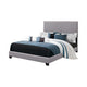 Cama Boyd tapizada de tamaño completo en gris