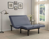 Base de cama ajustable Clara Full Gris y Negra