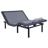 Base de cama ajustable Clara Full Gris y Negra