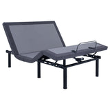 Base de cama ajustable Clara Full Gris y Negra