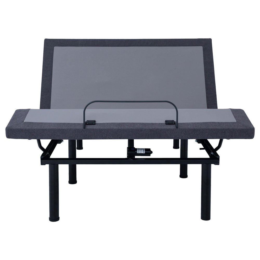 Base de cama ajustable Clara Full Gris y Negra