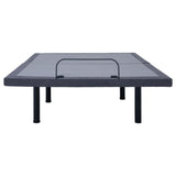 Base de cama ajustable Clara Full Gris y Negra