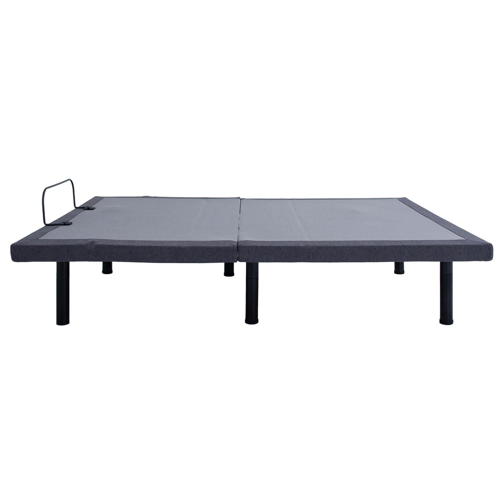 Base de cama ajustable Clara Full Gris y Negra