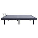 Base de cama ajustable Clara Full Gris y Negra