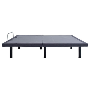 Base de cama ajustable Clara Full Gris y Negra