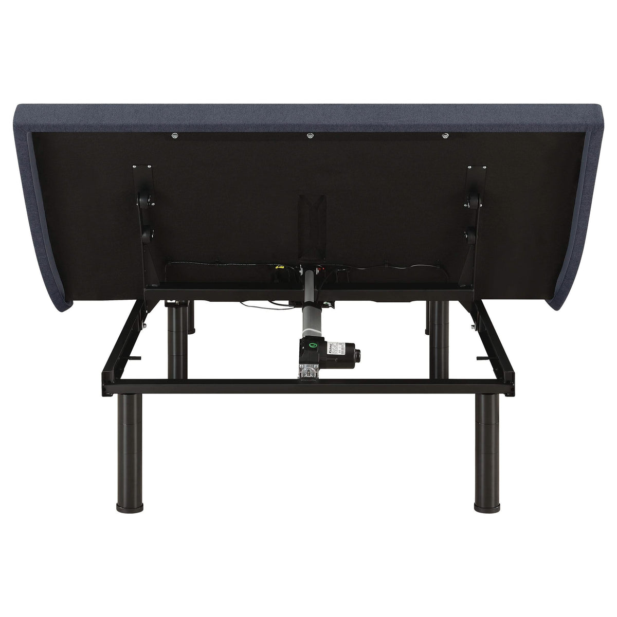 Base de cama ajustable Clara Full Gris y Negra