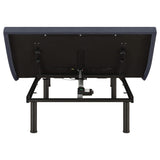 Base de cama ajustable Clara Full Gris y Negra