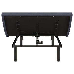 Base de cama ajustable Clara Full Gris y Negra