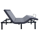 Base de cama ajustable Clara Full Gris y Negra