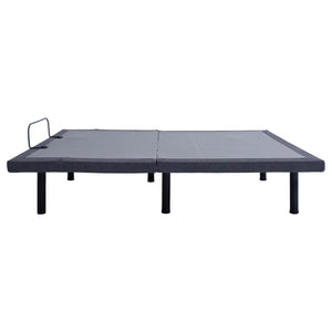 Base de cama ajustable Negan California King gris y negra