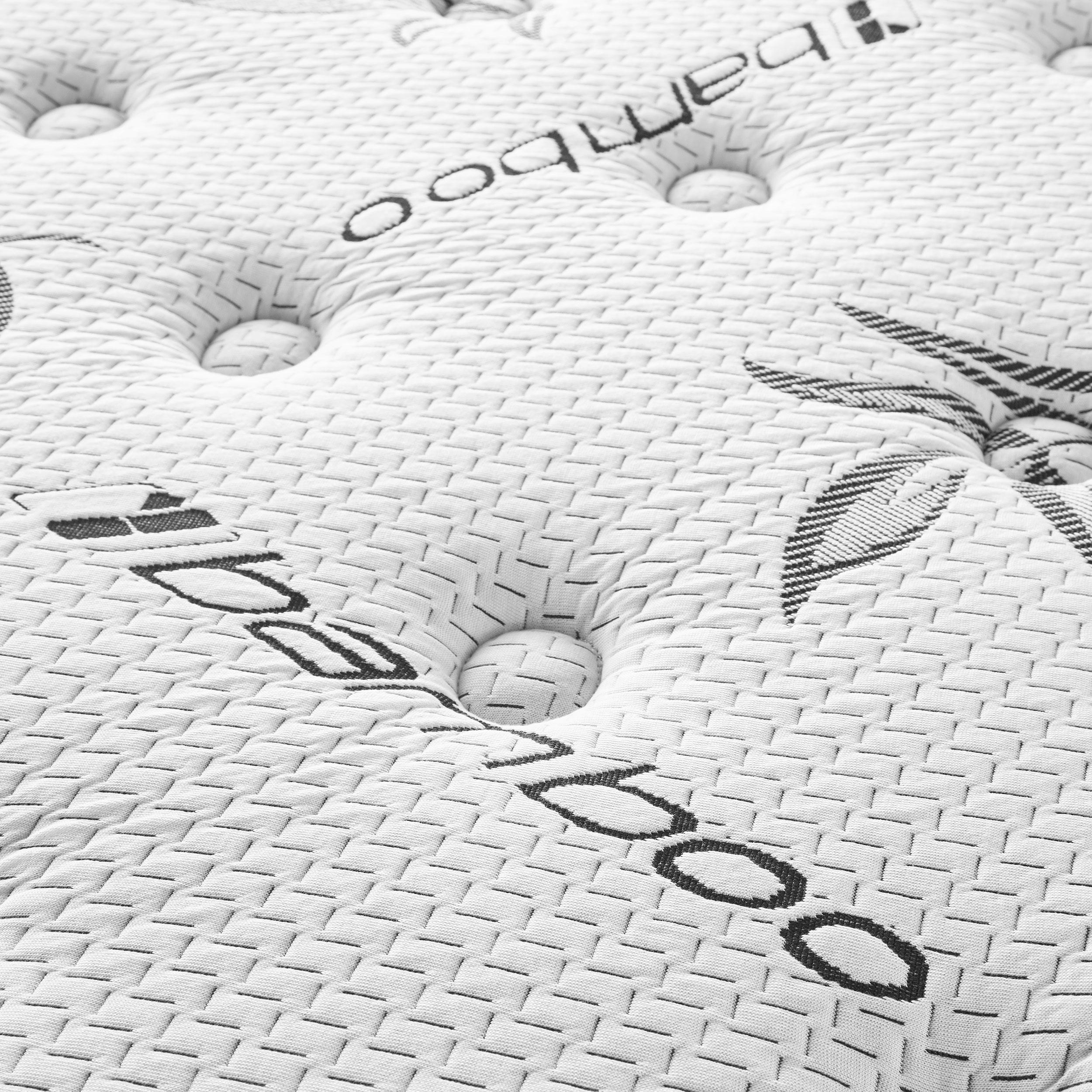 Sommet 13-inch Queen Bamboo Euro Top Memory Foam Hybrid Mattress