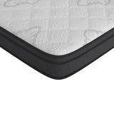 Colchón Evie de 9,25" Eastern King Euro Top, color blanco