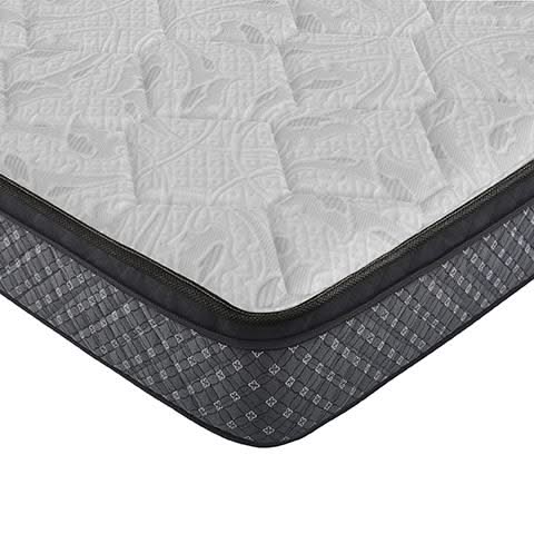 Colchón Aspen California King Euro Top de 12,5 pulgadas, color blanco