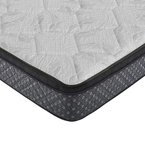 Colchón Aspen Twin Euro Top de 12,5", color blanco
