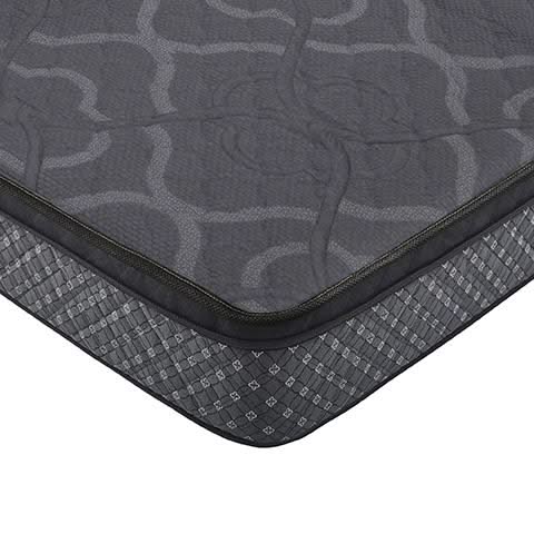 Colchón Bellamy Twin Euro Top de 12 pulgadas, gris