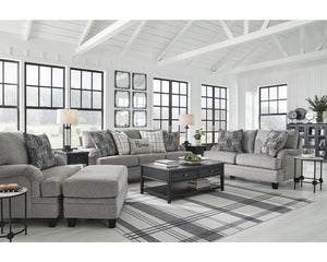 Sofá, loveseat, sillón extragrande y otomana Davinca