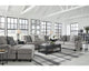 Sofá, loveseat, sillón extragrande y otomana Davinca
