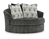 Biddeford Oversized Swivel Accent Chair