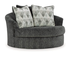 Biddeford Oversized Swivel Accent Chair